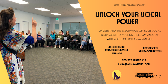 Te Anau Vocal Workshop Banner